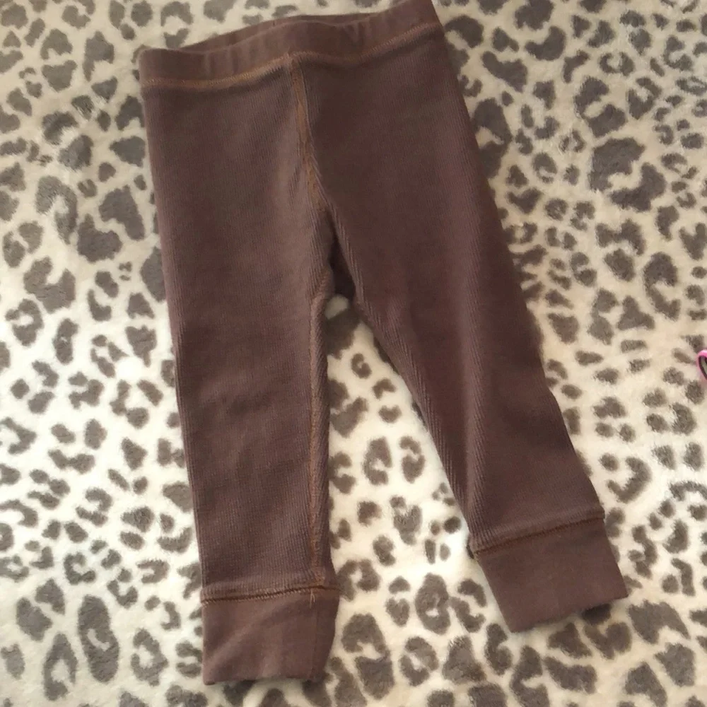 babyGap Playtime Brannan’s  Favorites Leggings Bundle Brown Stripe 18-24 Months